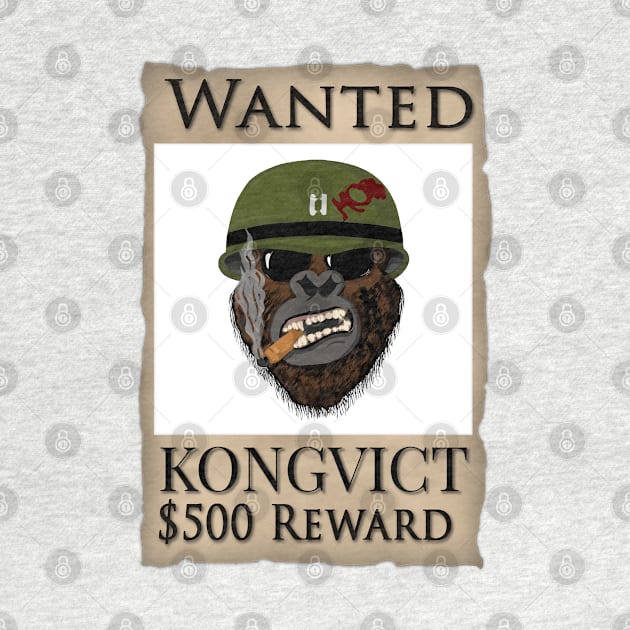 Wanted Kongvict Gorilla by mschubbybunny